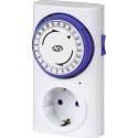 REV timer premium analoog valge