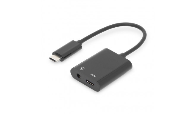 DIGITUS USB Type-C adapter Type-C USB-C-le + 3.5 mm pesa