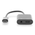 DIGITUS USB Type-C adapter Type-C USB-C-le + 3.5 mm pesa