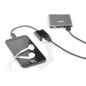 DIGITUS USB Type-C Adapter Type-C to USB--C + 3.5mm Jack