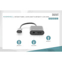DIGITUS USB Type-C adapter Type-C USB-C-le + 3.5 mm pesa