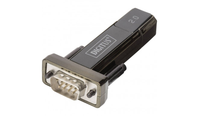 DIGITUS USB2.0 Serial adapter DSUB 9M koos USB A kaabliga, 80 cm