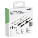 1x2 Belkin PRO Flex Silicone 1m USB-C/USB-C b+w  CAB011bt1MBW2PK