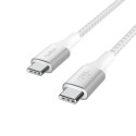 Belkin BOOST CHARGE 240W valge USB-C/USB-C kaabel, 2m CAB015bt2MWH