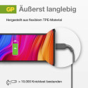 GP CL1P Laadimis- ja Sünkroonimiskaabel 1m USB-C / Lightning 20W PD must