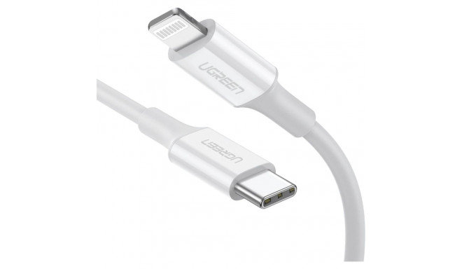 UGREEN Lightning to Type-C kaabel 1m valge