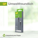 GP CL1P Laadimis- ja Sünkroonimiskaabel 1m USB-C / Lightning 20W PD must