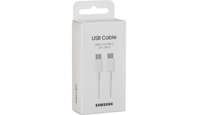 Samsung USB-C to USB-C kaabel EP-DX310 (3A) 1,8m valge