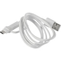 Samsung Data Cable Micro-USB tu USB-A incl USB-C Adapter white
