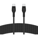 Belkin Flex USB-C/USB-C kuni 60W 3m, must CAB011bt3MBK