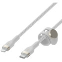 Belkin Flex Lightning/USB-C 15W 3m MFi-sertifikaadiga valge CAA011bt3MWH