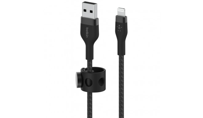 Belkin Flex Lightning/USB-A 2 m mfi sertifitseeritud, must CAA010bt2MBK