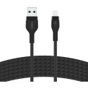Belkin Flex Lightning/USB-A 3m mfi sertifitseeritud, must CAA010bt3MBK
