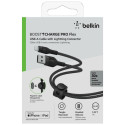 Belkin Flex Lightning/USB-A 1m mfi cert., black CAA010bt1MBK