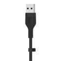 Belkin Flex USB-A/USB-C 15W 3m mfi. sert. must CAB008bt3MBK