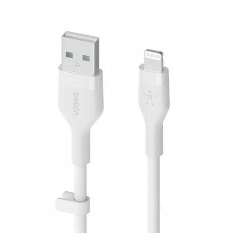 Belkin Flex Lightning/USB-A 2m mfi sertifitseeritud, valge CAA008bt2MWH