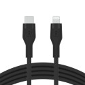 Belkin Flex Lightning/USB-C 15W 3m, MFI, 15W, Must CAA009bt3MBK