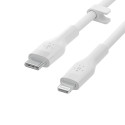 Belkin Flex Lightning/USB-C 15W 3m, MFi, 15W, Valge CAA009bt3MWH