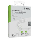 Belkin Flex Lightning/USB-C 15W 3m, MFi, 15W, Valge CAA009bt3MWH