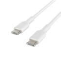 Belkin USB-C/USB-C kaabel 1m PVC, valge CAB003bt1MWH