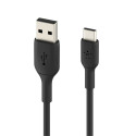 Belkin USB-C/USB-A Kaabel 3m PVC, must CAB001bt3MBK