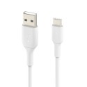 Belkin USB-C/USB-A Kaabel 2m PVC, Valge CAB001bt2MWH