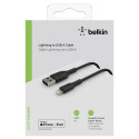 Belkin Lightning Kaabel 1m, PVC, must, MFi-sertifikaadiga