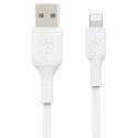 Belkin Lightning laadimis-/sünkroonimiskaabel 1m, PVC, valge, mfi-sertifitseeritud