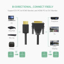 UGREEN HDMI-DVI 24+1 Kaabel