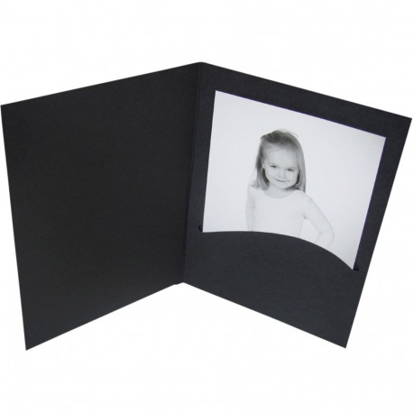 1x100 Daiber Portrait folders Profi-Line 13x18 black