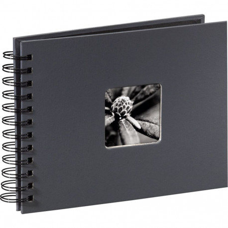 Hama Fine Art Spiral grey 24x17 50 black Pages 94884