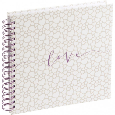 Hama Romance Spiral-Album 28x24 40 valged lehed pulm 3832