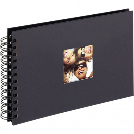 Walther Fun must spiraalköites 23x17 40 musta lehte SA109B