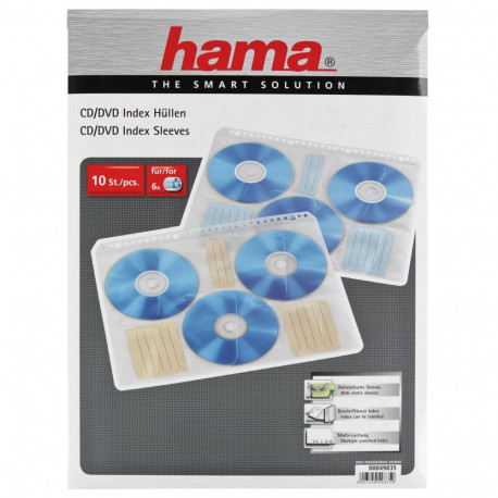 1x10 Hama CD indeksümbrised 49835