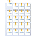 Herma slaiditaskud 5x5 100 lehte läbipaistev/matt 7699