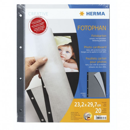Herma Fotoalbum Must 20 Lehte 7577