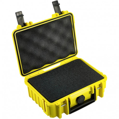 B&W Outdoor Case Type 500 gelb mit Schaumstoff Inlay