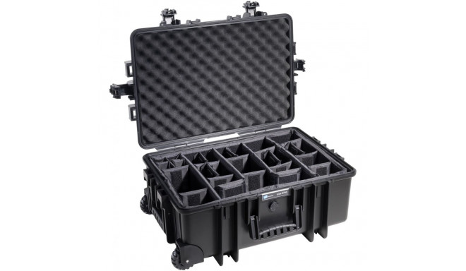 B&W Outdoor Case Type 6700 must koos vahesüsteemiga