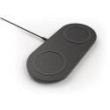 Belkin BOOST Charge juhtmevaba Duo laadimisalus 2x10W koos toiteadapteriga must WIZ002vfBK