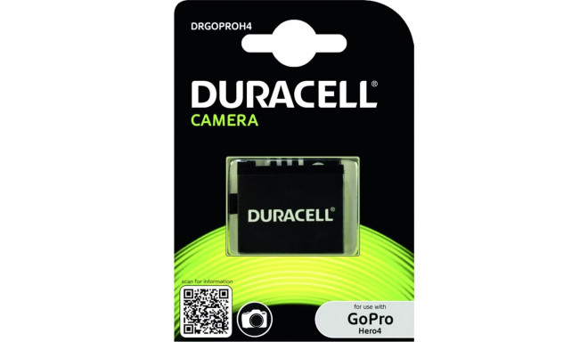 Duracell liitium-ioon aku 1160 mAh GoPro Hero 4 jaoks