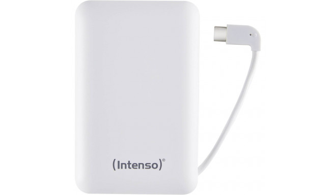 Intenso Powerbank XC10000 valge + USB-A to Type-C kaabel 10000 mAh
