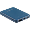 Intenso akupank XS5000 petrol 5000 mAh koos USB-A to Type-C kaabliga