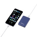 Intenso Akupank XS5000 sinine 5000 mAh koos USB-A - Type-C kaabliga