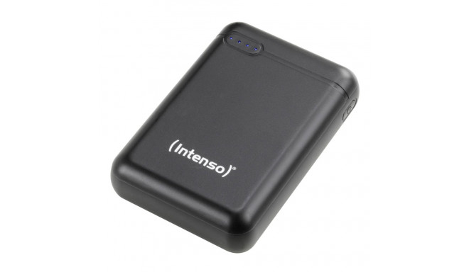 Intenso Powerbank XS10000 must 10000 mAh koos USB-A–Type-C-ga