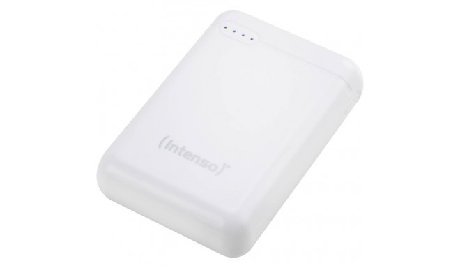 Intenso XS10000 akupank valge 10000 mAh koos USB-A ja Type-C kaabliga