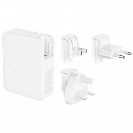 Belkin BOOST Charge 140W 4-port GaN, 3xUSB-C 1xUSB-A laadija WCH014btWH