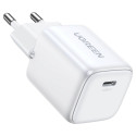 UGREEN Nexode Mini 20W PD GaN tehnoloogiaga Laadija Valge