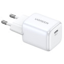 UGREEN Nexode Mini 20W PD GaN tehnoloogiaga Laadija Valge