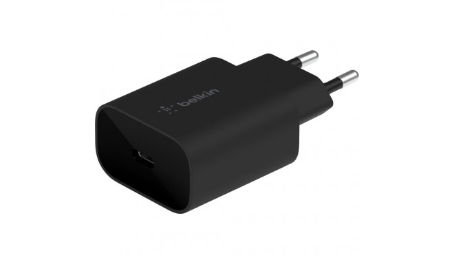 Belkin seinalaadija USB-C 25W PD 3.0 must WCA004vfBK