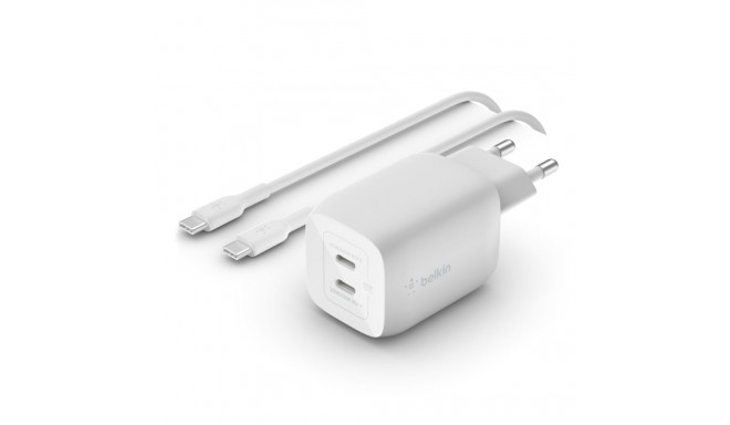 Belkin BOOST Charge 65W Dual PD USB-C + 2m Cable WCH013vf2MWH-B6